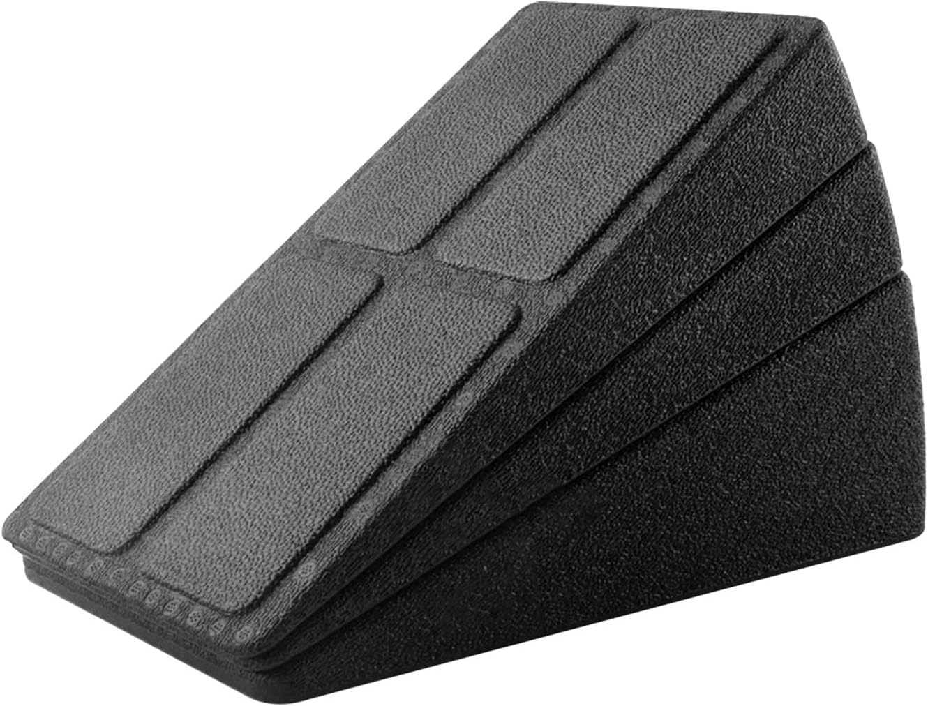 Gravity Fitness Squat Wedge Block & Non-Slip Slant Board Calf Stretcher For Knee Over Toes ATG Training, Incline Squat Ramp For Heel Elevated Squat