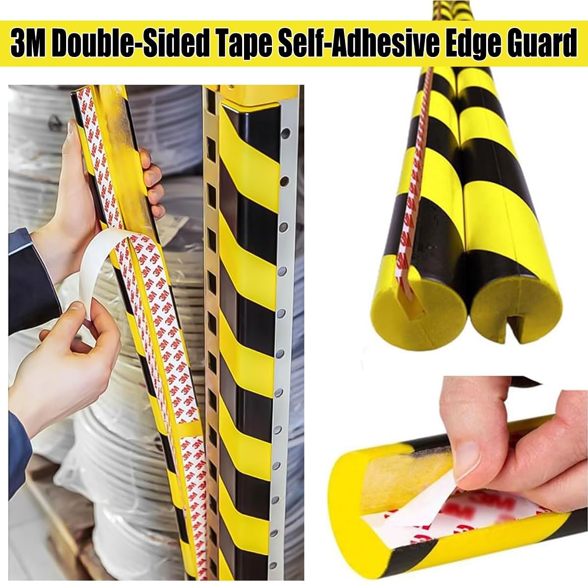 Protecteur de Bord en Mousse Autocollant, 39" de Long