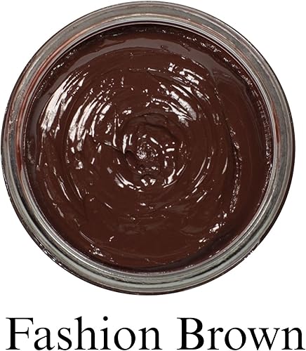 Miniatura 129 de Meltonian - Crema para bolear/acondicionar zapatos, botas, bolsos, muebles de cuero, color plata; frasco de 1.7 oz rojo (Red Mahogany)