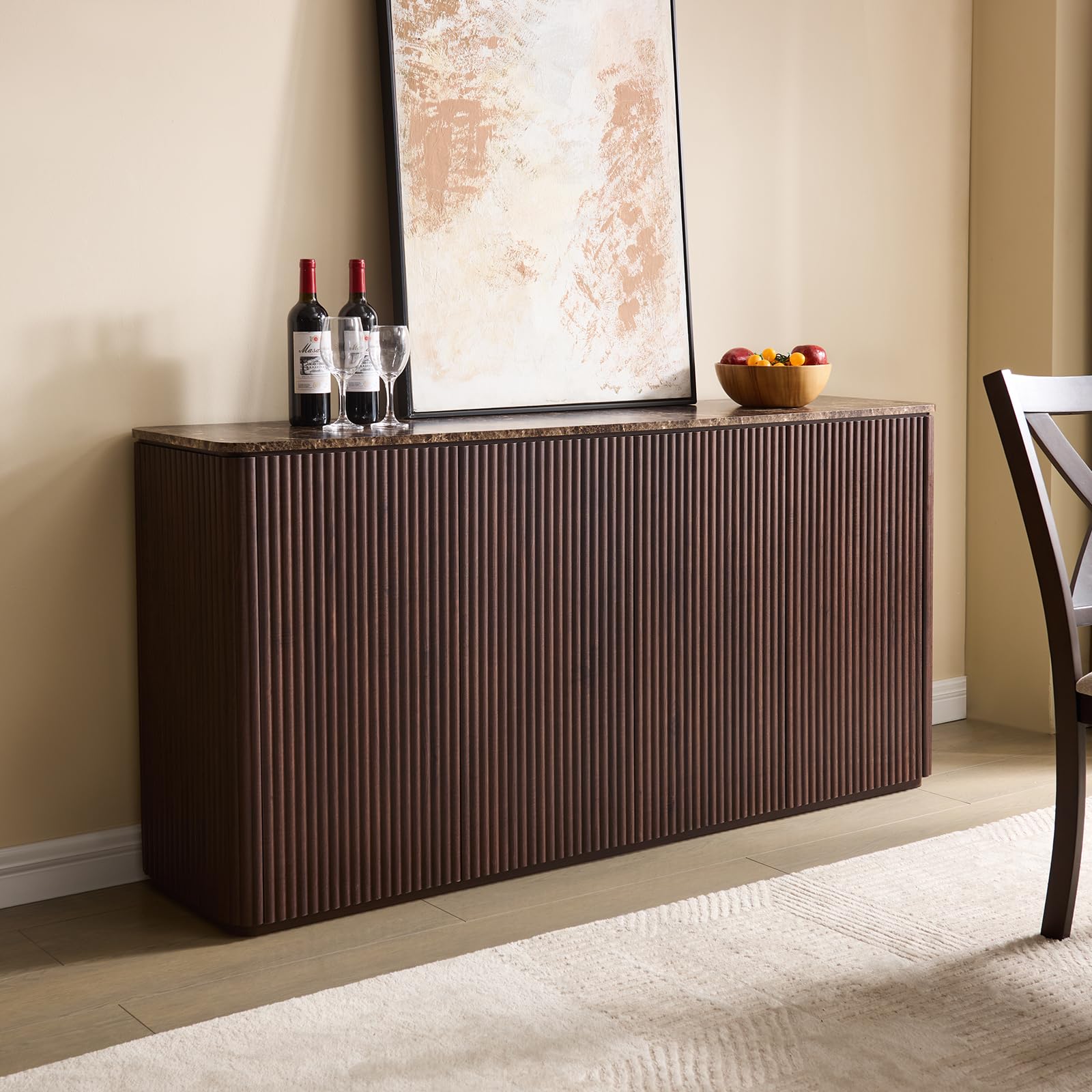 DelArk Fluted Sideboard