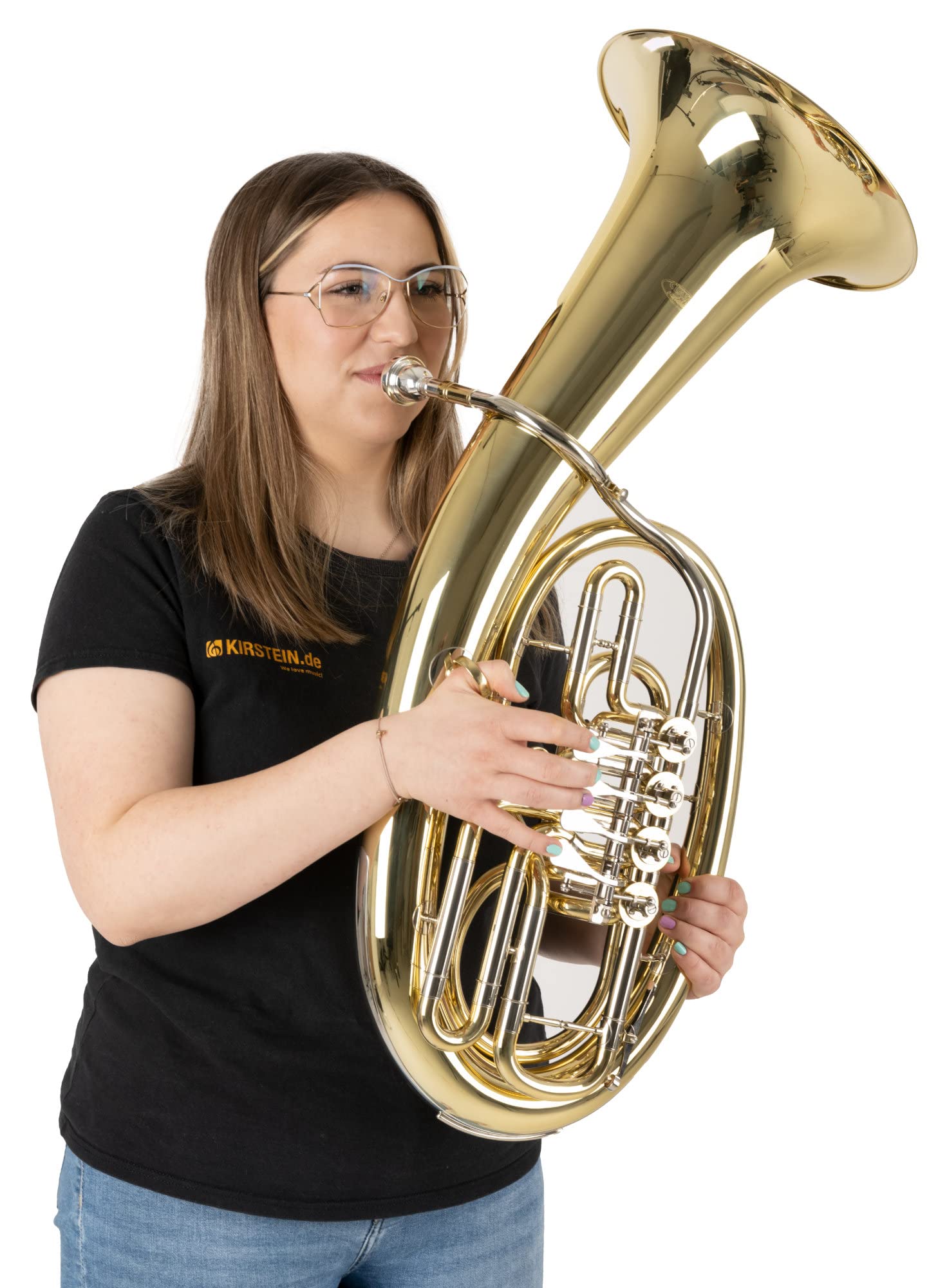 Classic Cantabile B-3146 Bariton (Neusiber- Außenzüge und -Mundrohr, inkl. Koffer, Mundstück und Reinigungstuch)