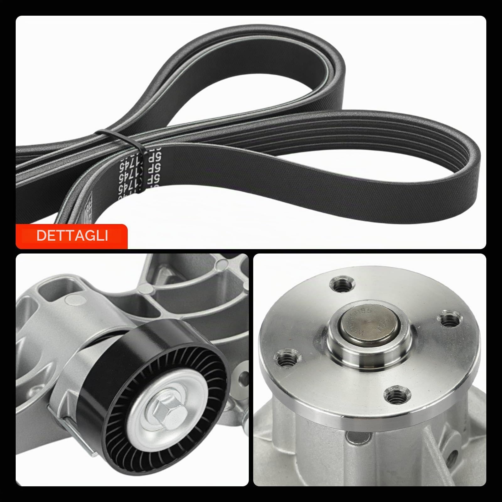 Frankberg Kit cinghia di distribuzione set cinghia di distribuzione | Compatibile con: Classe B W245, Classe A W169