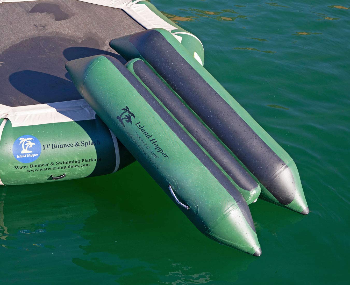 Bounce N Slide Natural Green Slide Attachment - 9 feet, 1000-denier PVC