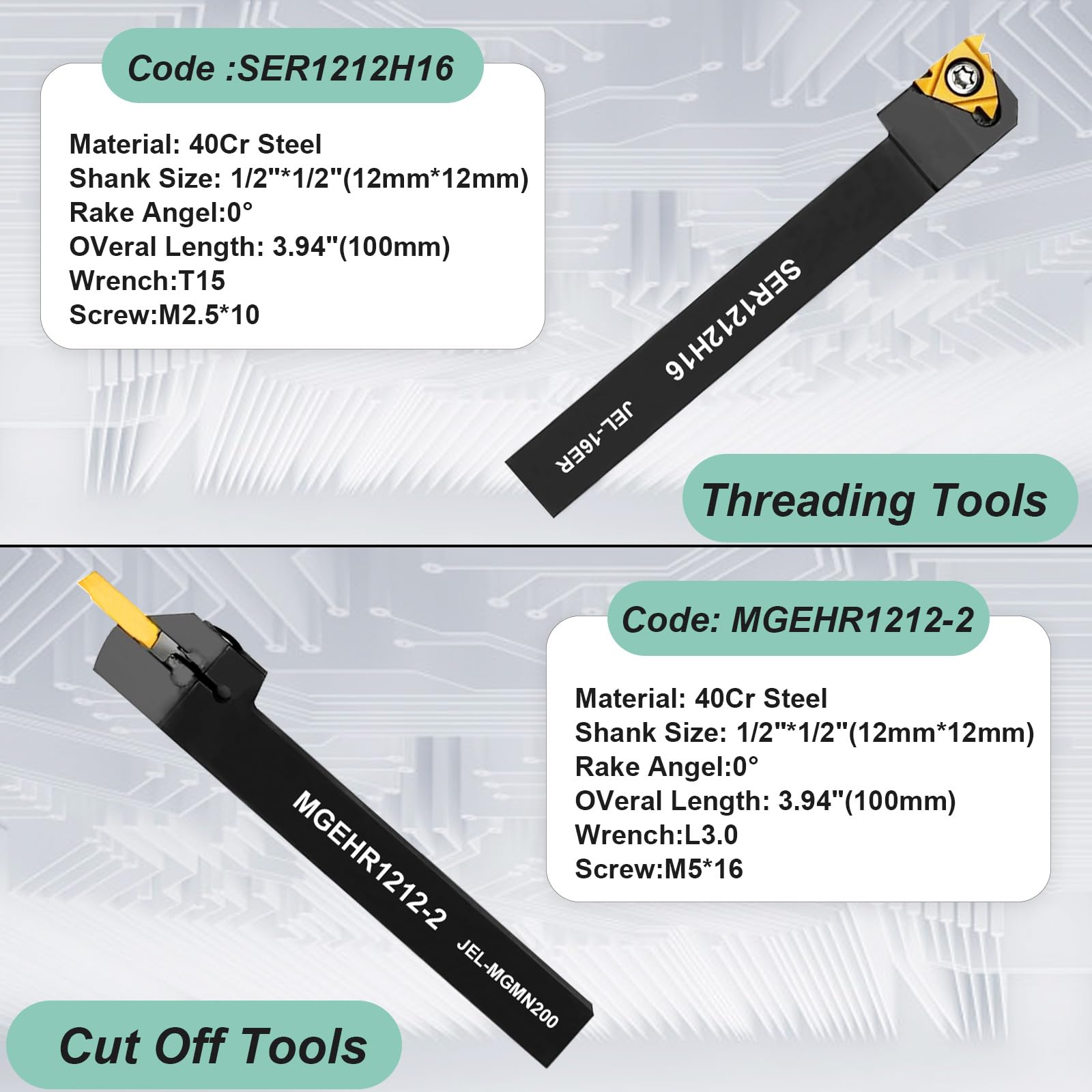 Porte-outils Externe Pour Tour CNC MSDNN2020K12 Pour Insert SNMG 1204
