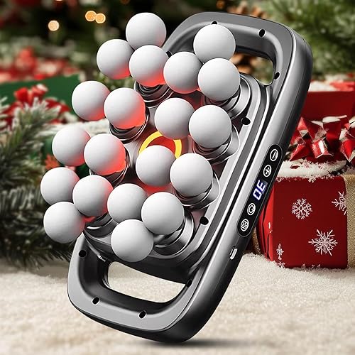 Miniatura 7 de Pistola de masaje de tejido profundo de 20 cabezas, masajeador de percusión con 3 modos y 30 niveles de intensidad, masajeador muscular silencioso