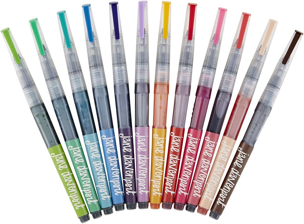 Jane Davenport MERMAID MARKERS 12/PKG, Multi