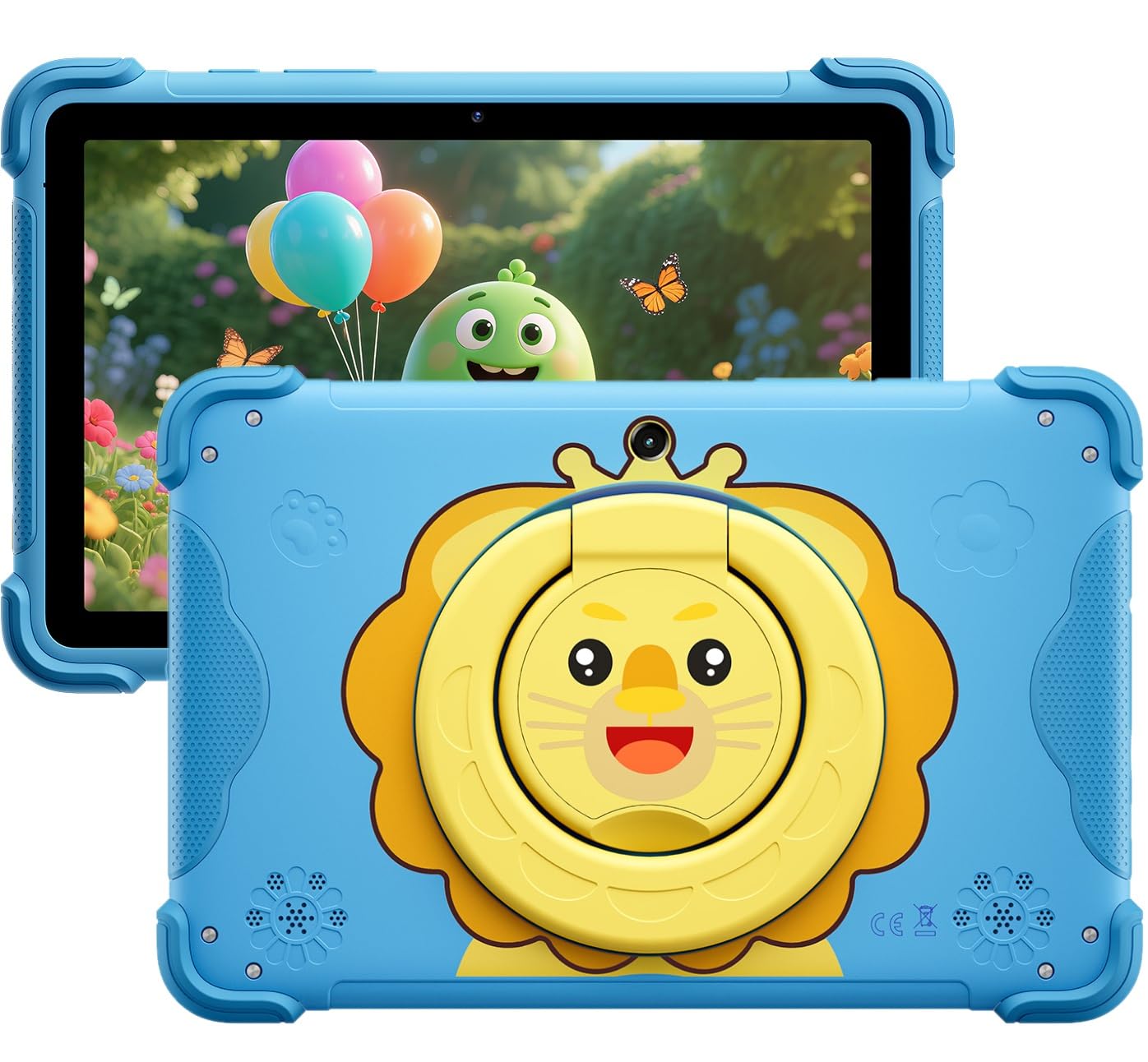 Blackview Link 1 Kids, Tablet per Bambini Android 16 AI, 12GB+64GB(2TB Esterno), 3 Assistenti AI Intelligenti, 8,68'' HD+, 5MP+8MP, Google Kids Space+Controllo Genitori, Doppi Altoparlanti BOX, Blu