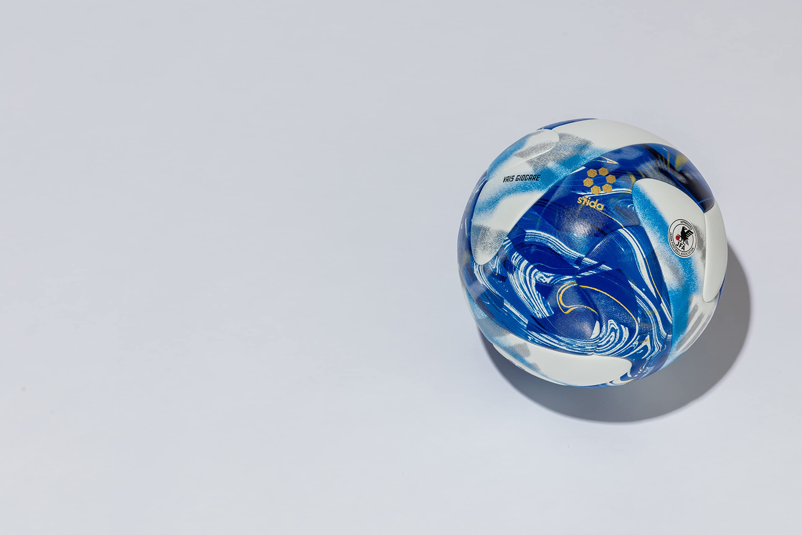 【JFA検定球 サッカーボール5号球】 VAIS GIOCARE SB-23VG02 blue 0