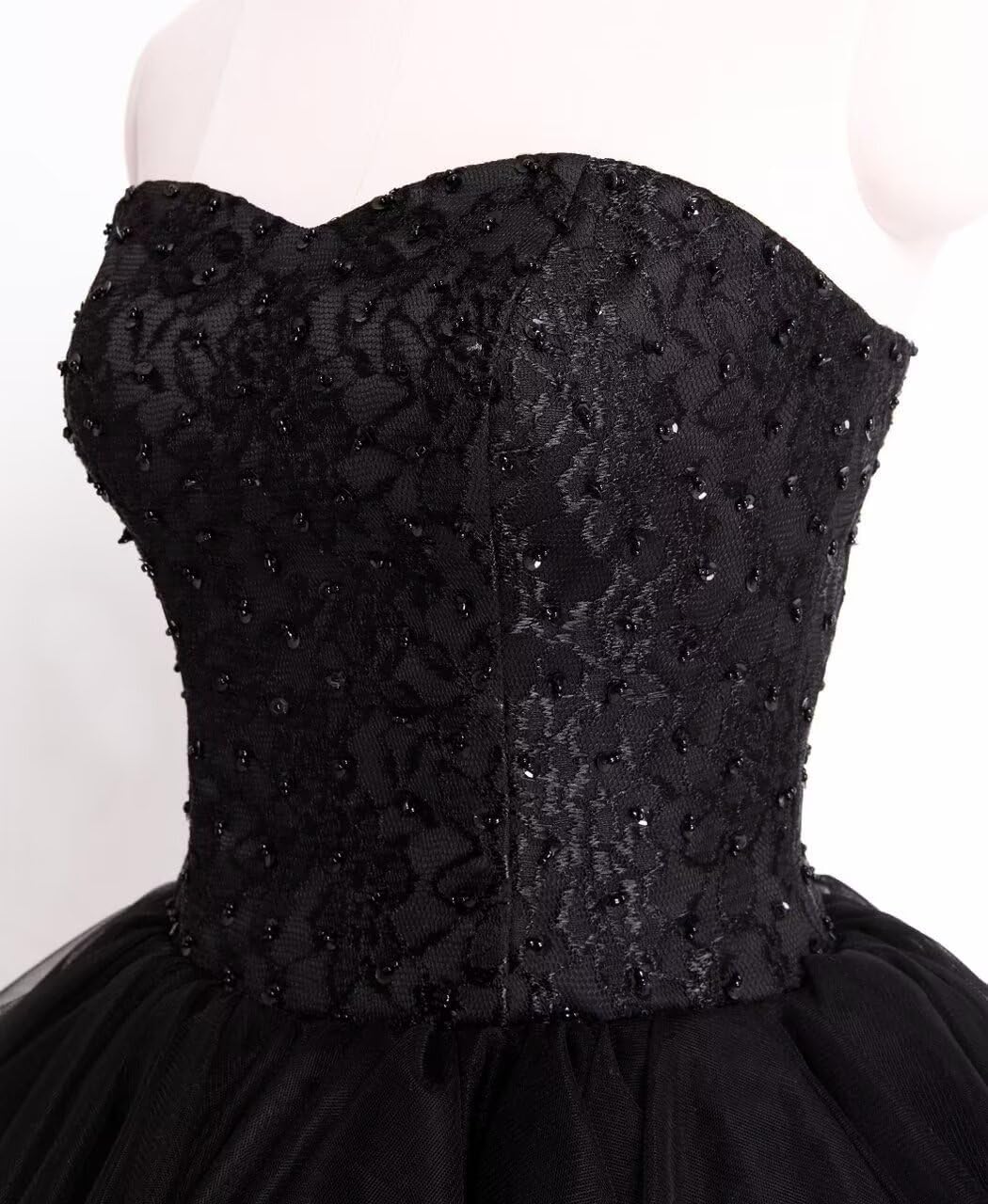 Puffy Tulle Short Homecoming Dress for Teens Strapless Lace Beaded Prom Dresses A Line Cocktail Party Gowns