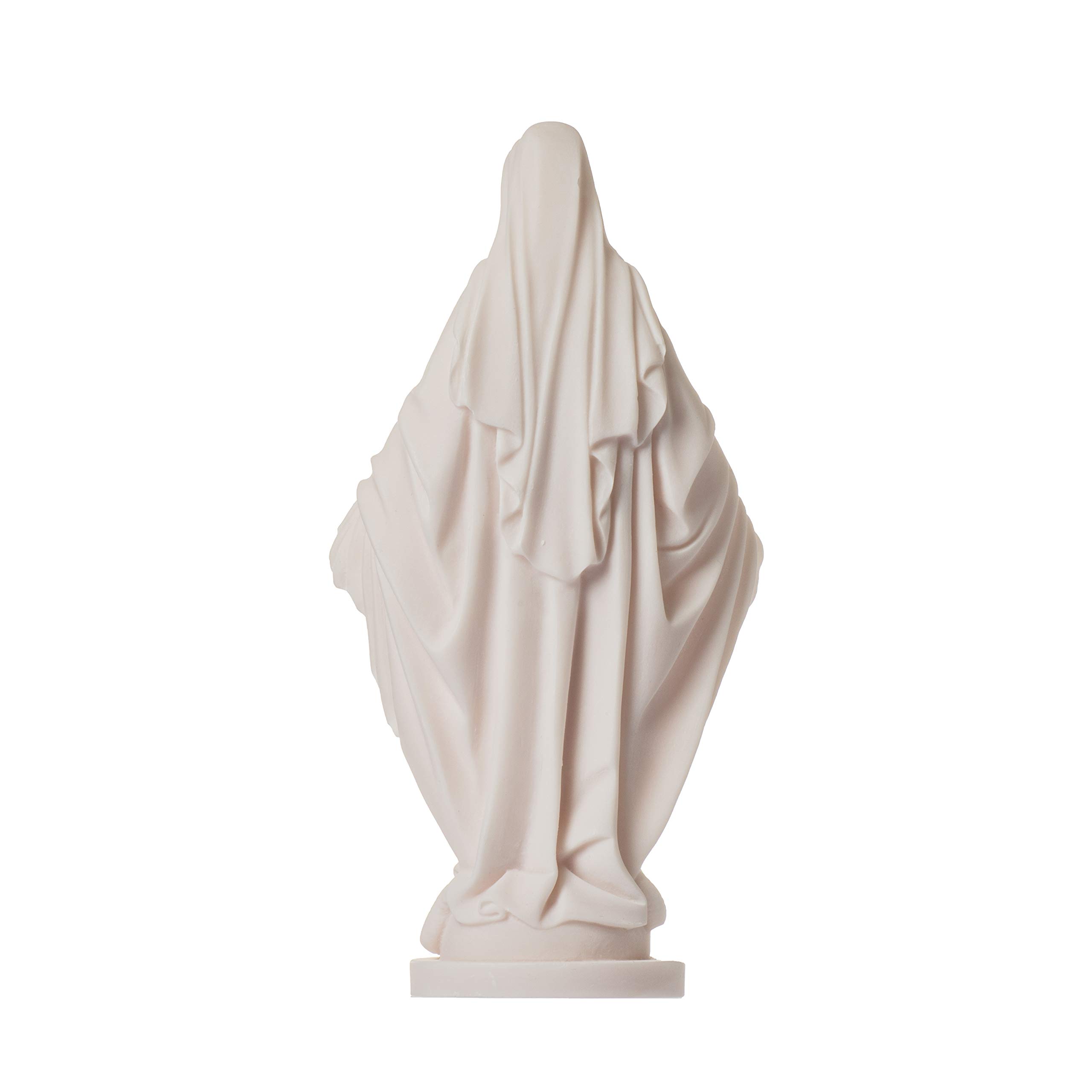Standbeeld van de Onbevlekte Madonna met 12-sterren aureool, gesneden uit Valgardena-hout, handgedecoreerd, Italiaanse ambachtelijke productie. - Nederland