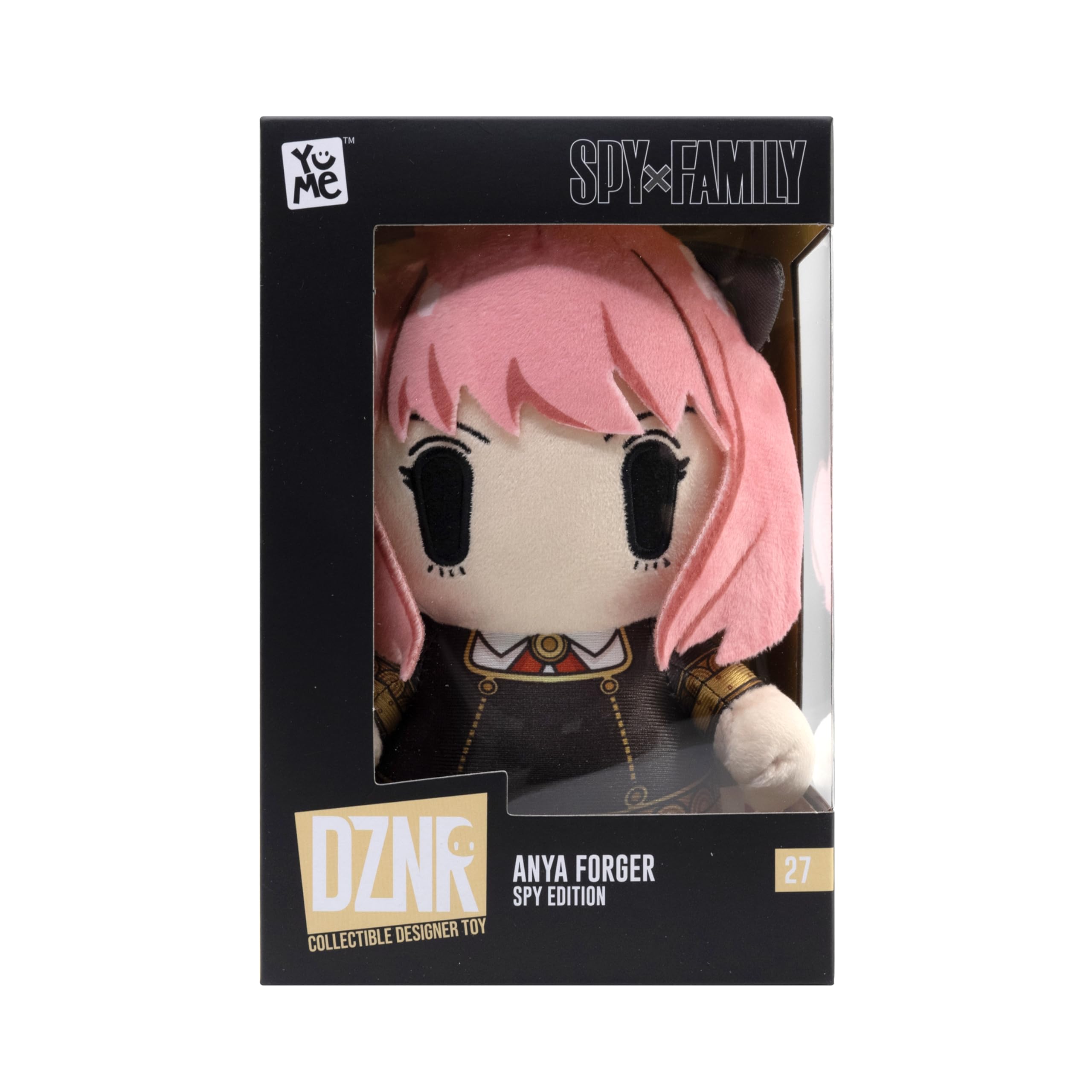 YuMe DNR Spy x Family Plush Toy - Anya Forger 7" Hero Box Collectable, Pink, 17.5 cm - Image 2