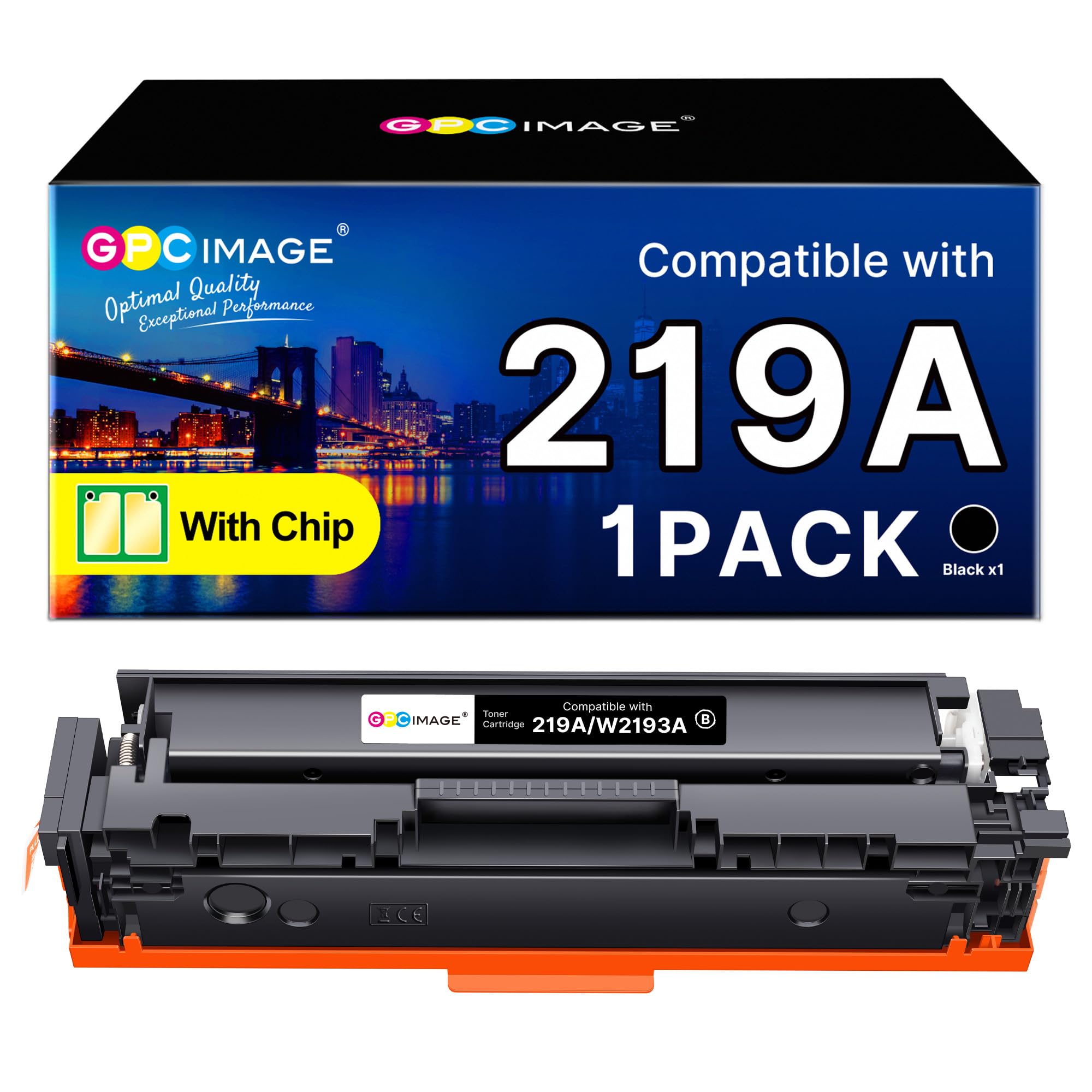 219A Toner Schwarz mit Chip Ersatz für HP Color LaserJet Pro 3302FDWG | W2190A Toner für 3302FDW 3302DW 3302SDWG 3302FDN 3302FDNG 3202DN 3202DW