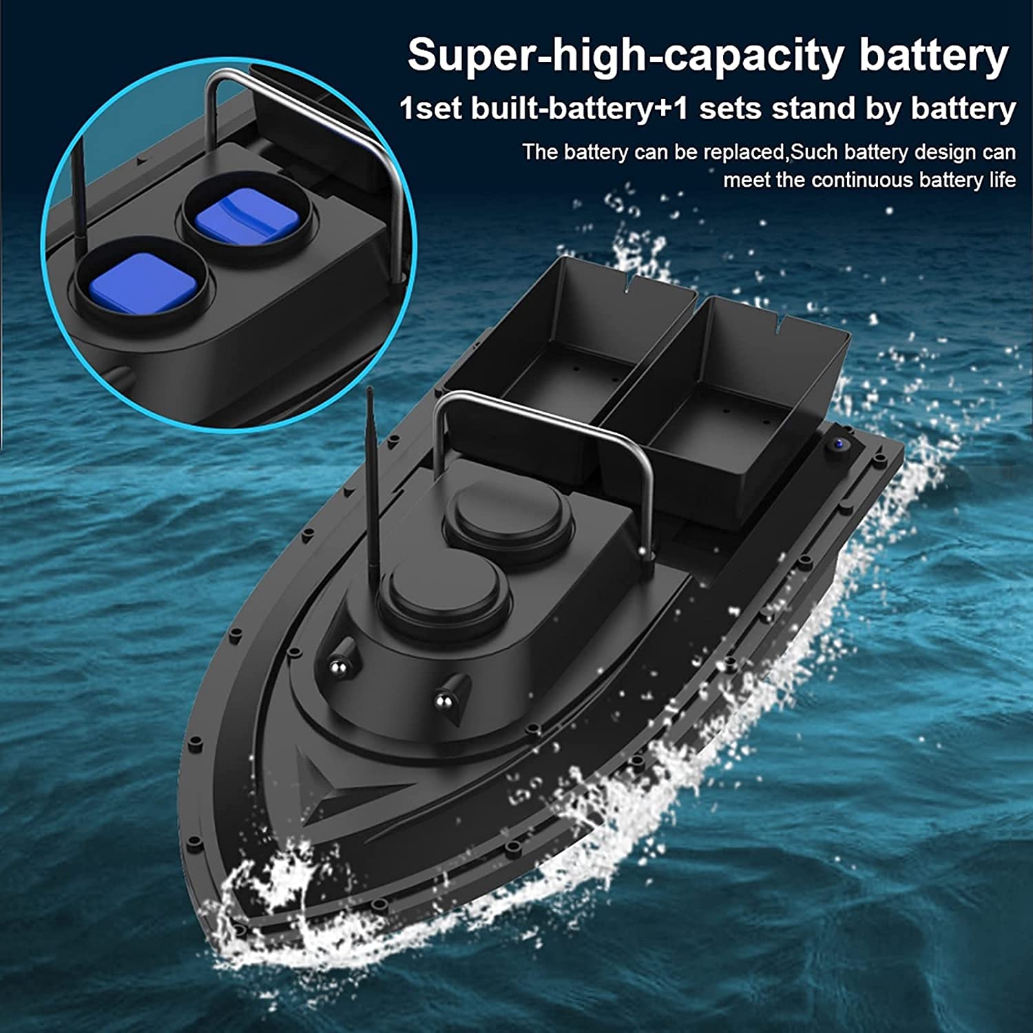 Bateau-appât de pêche GPS de 600 M, Bateau-appât Vanuatu