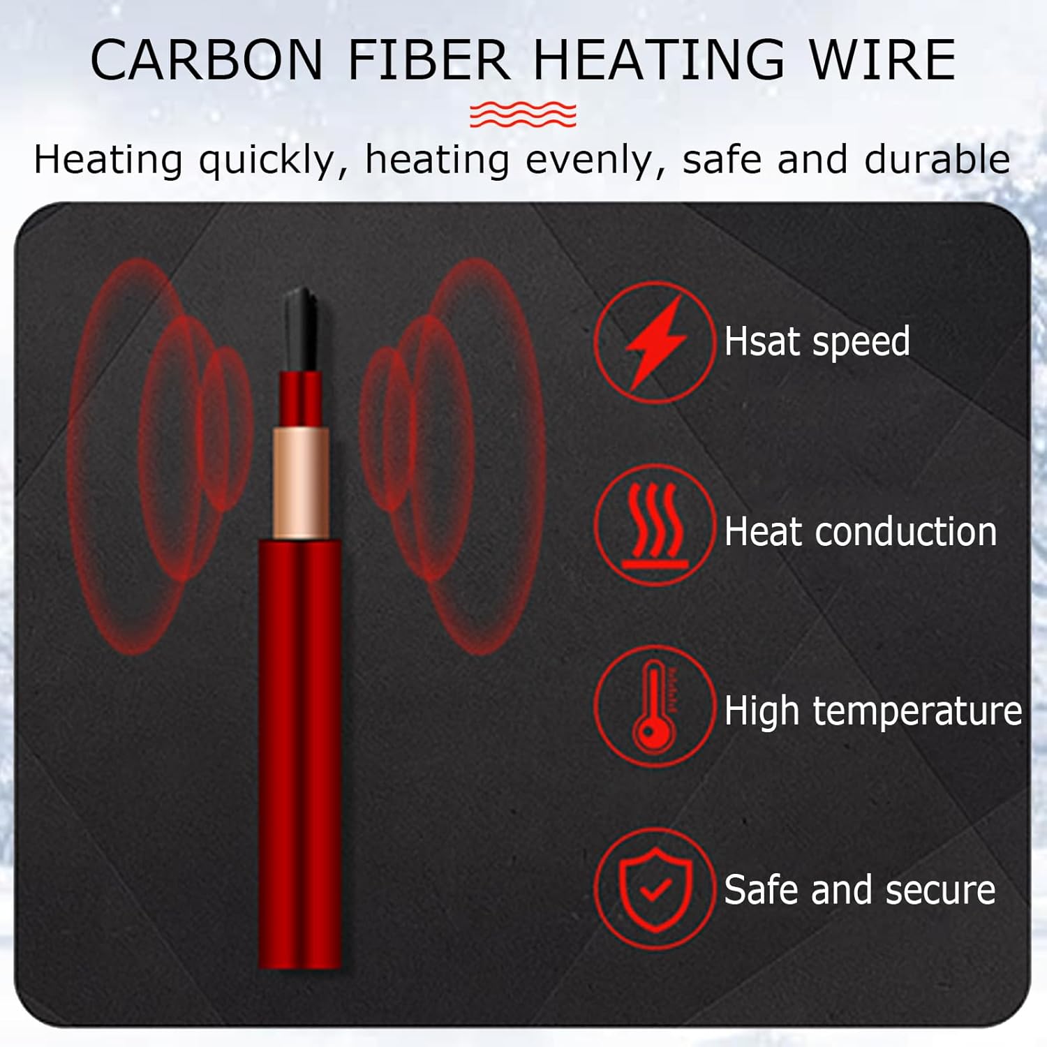 Electric Heating Underwear Shirt, USB Heated Thermal Underwear Bottom, Men Women Outdoor Motorcycle Heated Clothes