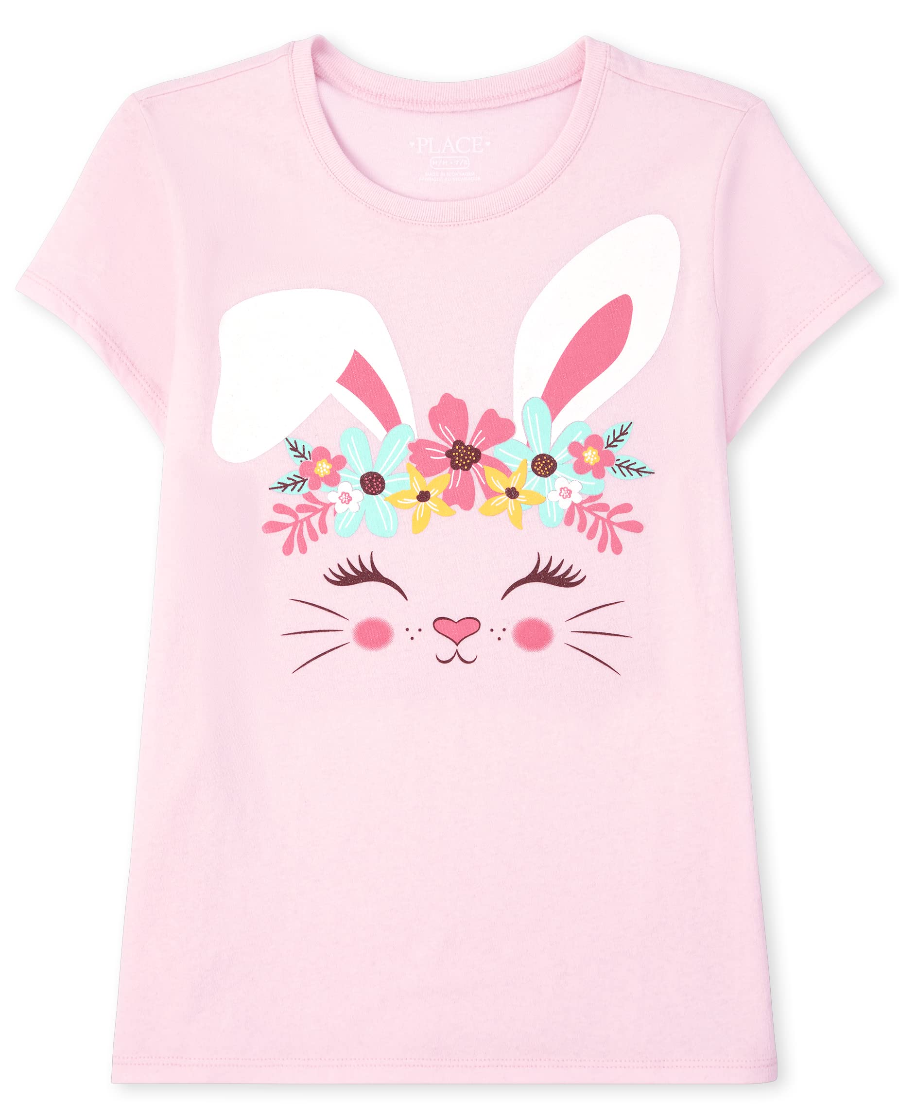 The Children's Placegirls The Children's Place Girls Bunny Graphic Tee T-Shirt