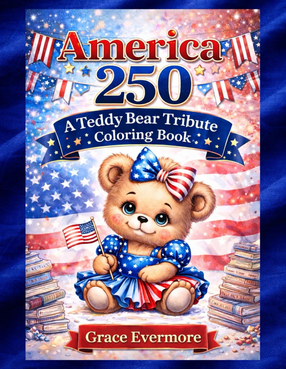America 250: A Teddy Bear Tribute Coloring Book: A Special Anniversary Coloring Book Celebrating 250 Years of American Freedom (America's 250th Anniversary Coloring Books)