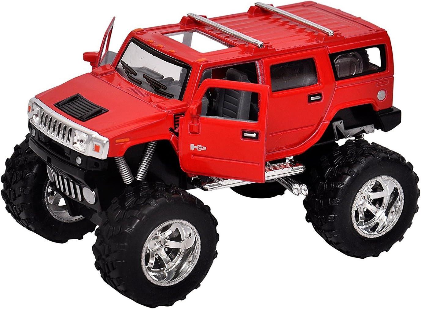 1:40 Scale 2005 Hummmer H2 SUT (Off Road) with Openable Doors & Pull Back Action【Pack of 1】【Colors as Per Stock】
