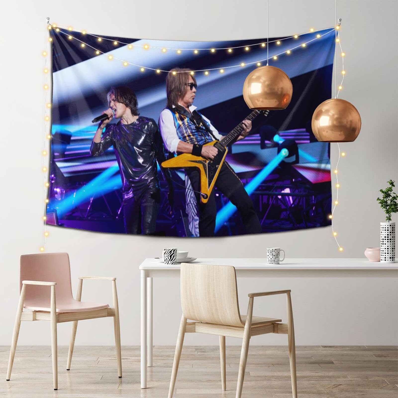 Amazon.co.jp: B'Z タペストリー人気 ウォールアート布 多機能 壁掛け