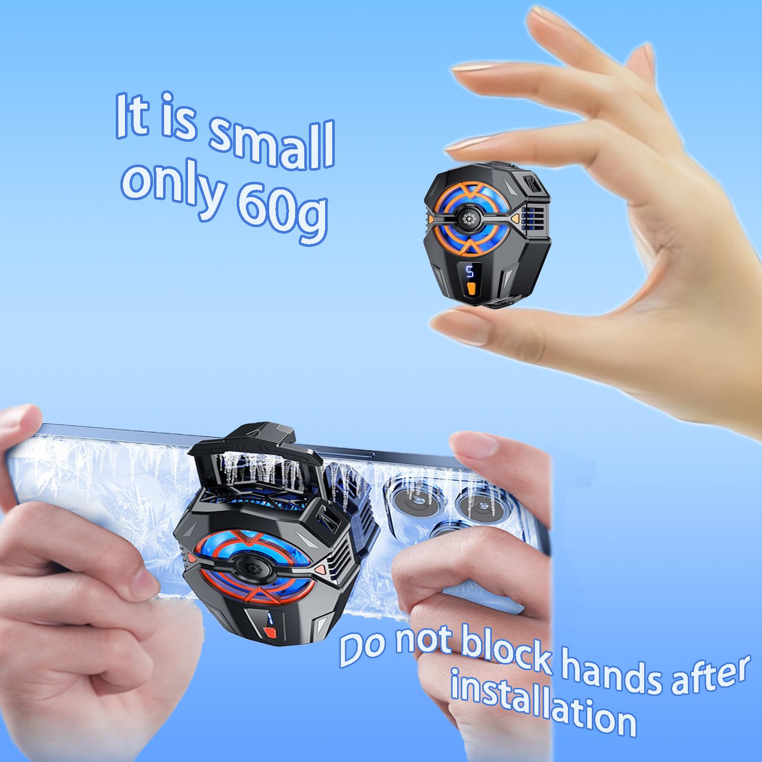 Mivceklw Telefono Cooler, Accessory, Cellphone Heatsink, Ultra Fast