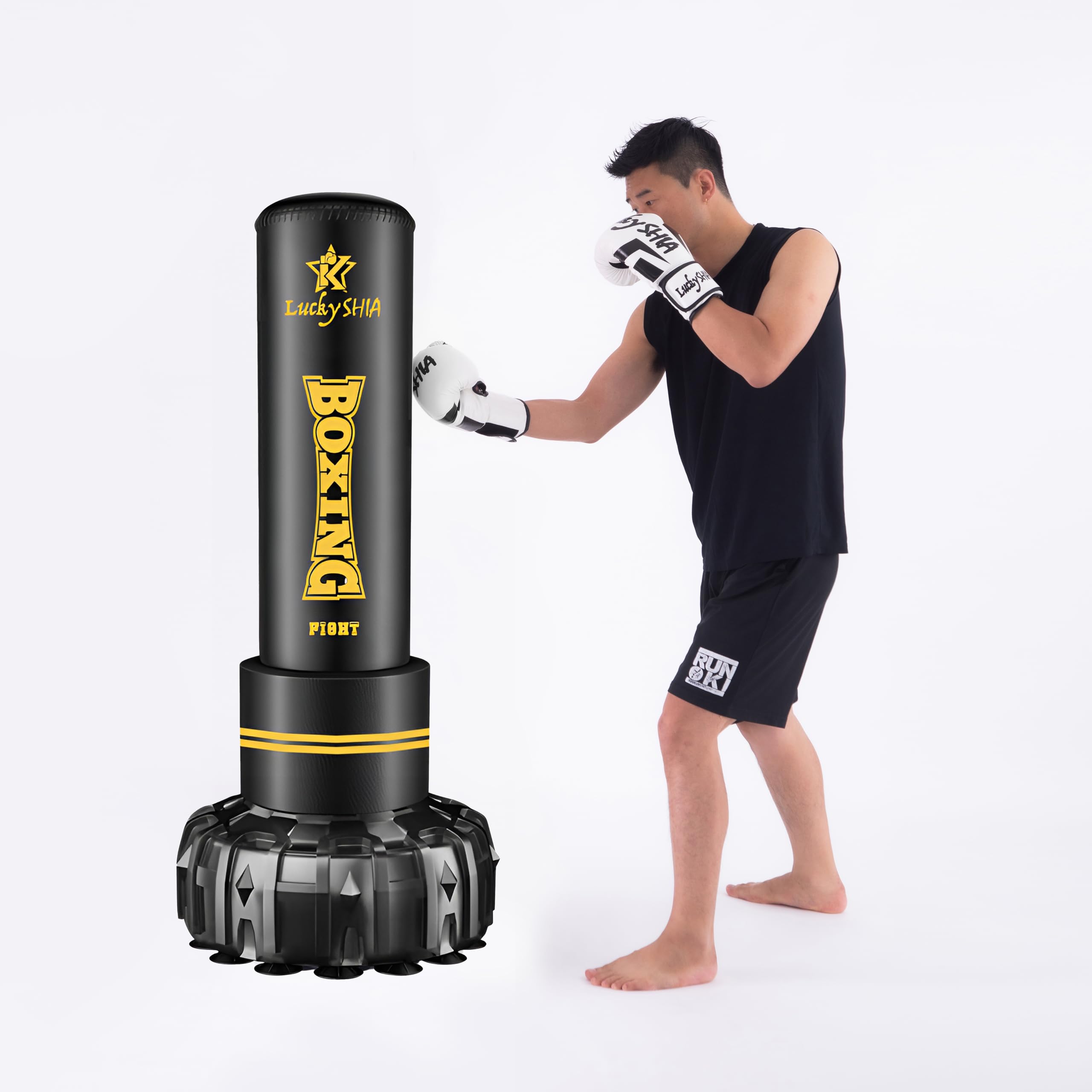 Amazon | 【Lucky SHIA 】 サンドバッグ 自宅用 自立型 自宅 スタンド