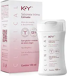 K-Y® Clinical Sabonete Intimo Calmante 120Ml