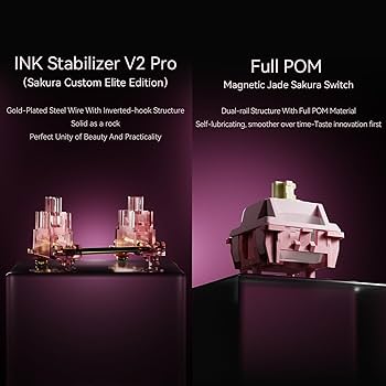 Amazon.com: GATERON x Sikakeyb Sakura TKL Magnetic Gaming Keyboard