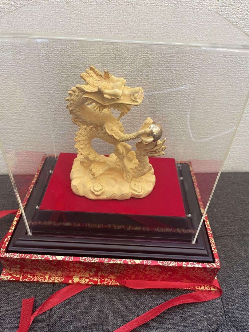 改運】進宝龍【純金仕上げ】（風水の龍、龍の置物 【公式通販】