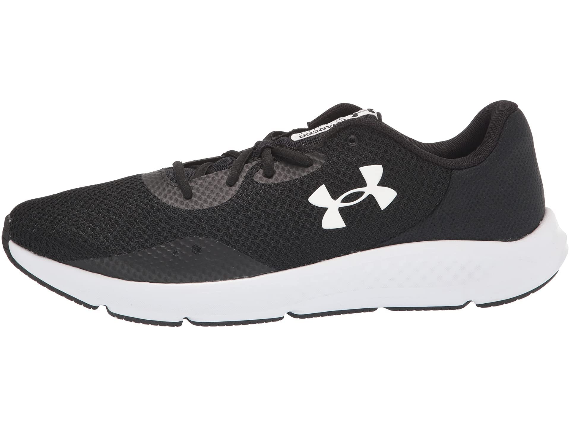 Under Armour Men's UA Charged Pursuit 3 Running Shoe, Black, 8 UK