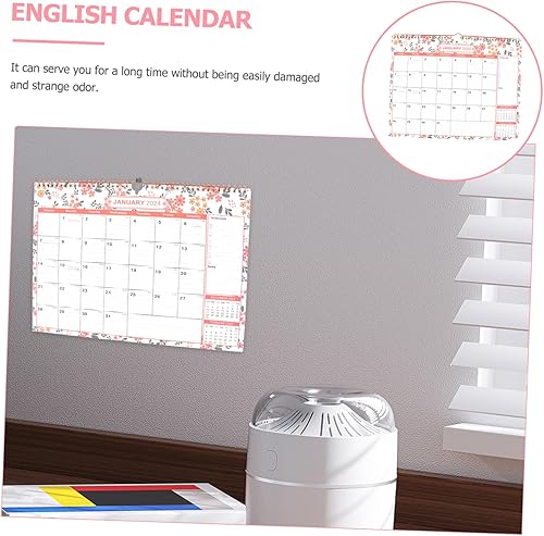 Miniatura 8 de NOLITOY 2023 Desk Calendar 2024 Calendar 12 Month 2024 Wall Calendar 12 Month Calendar Delicate Planner Calendar English Agenda Calendar Wall