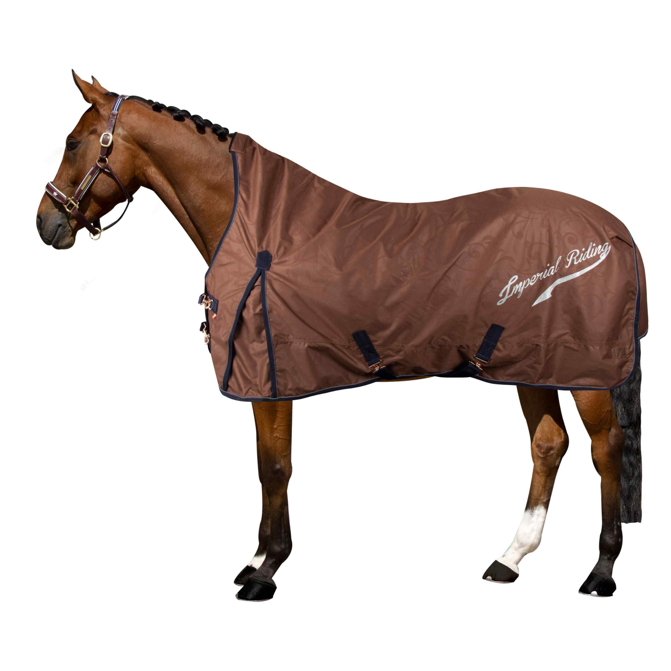 Couverture d'extérieur Imperial Riding 50g pour cheval sensible IRHSuper-Dry