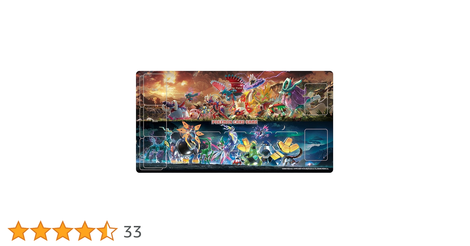 EUIC 2024 未来 古代 プレイマット Amazon | 2700 ポケモンカードゲーム ラバープレイマット 古代