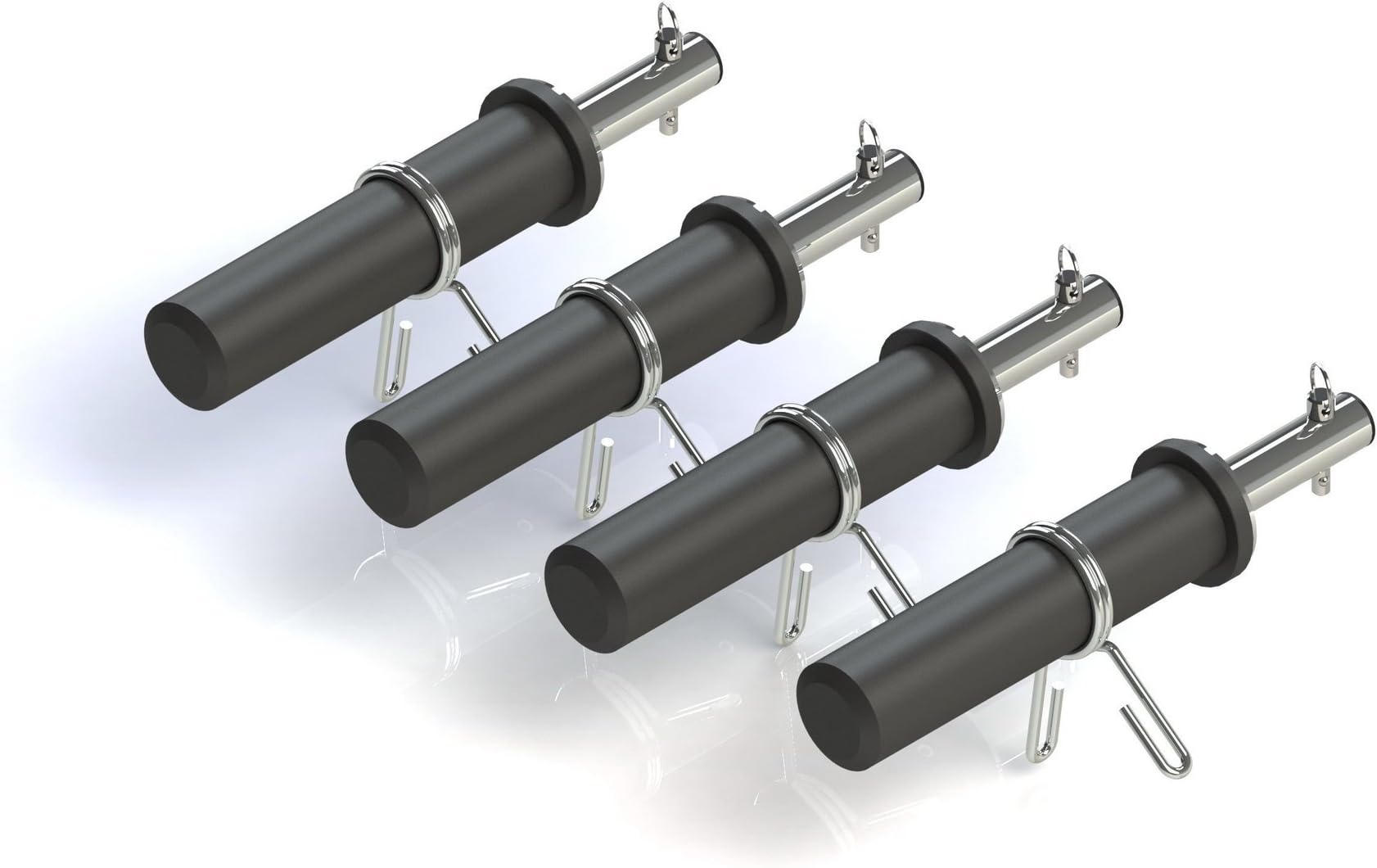 Force USA โ MyRack Weight Plate Holders (4) (Standard with Olympic Adapter Sleeves Included)