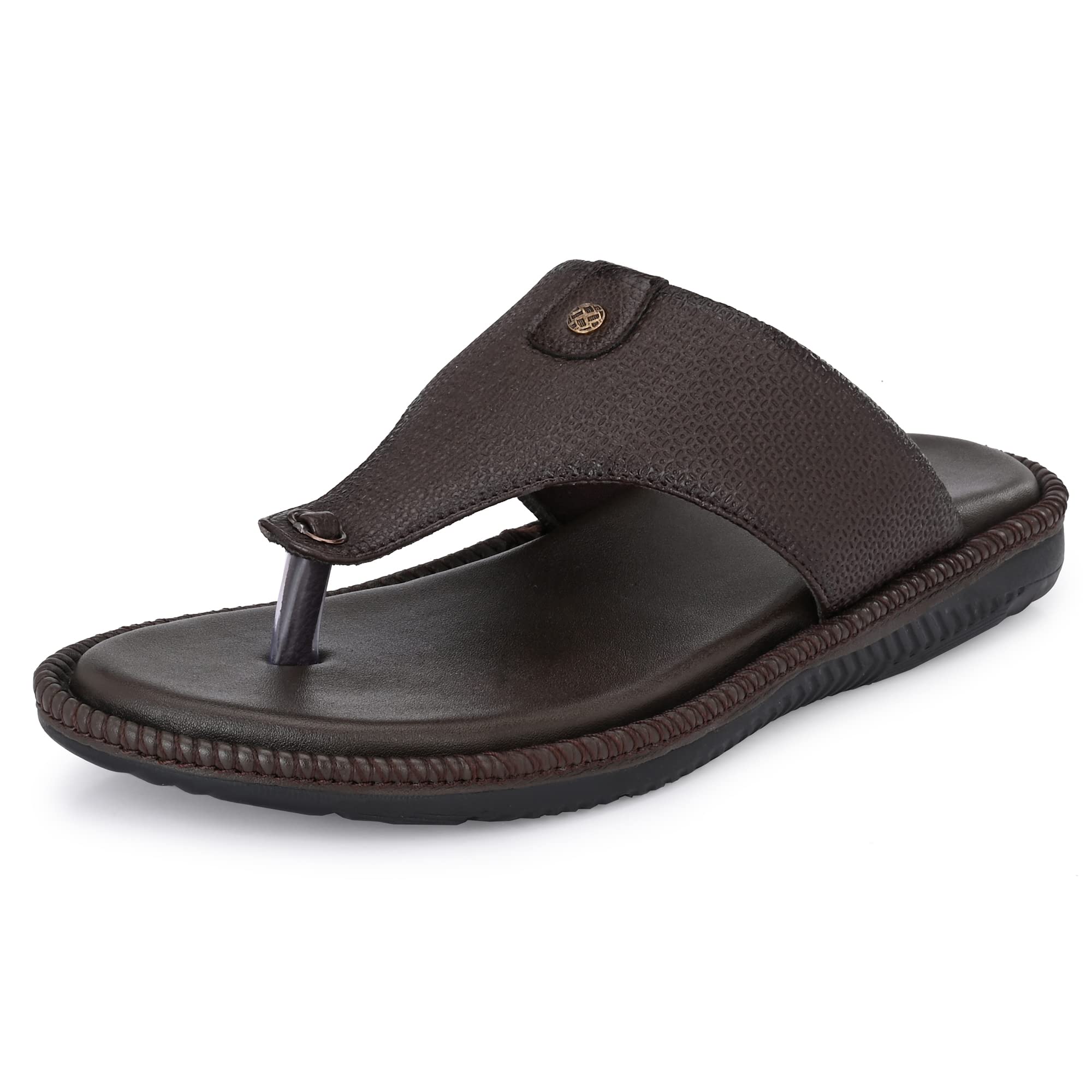 Men's Flip-Flop Slippers | Luxurious Comfort for Every Step | Slip-On Ease, Classie Design | Perfect for Beach Days, Poolside Lounging, and Casual Wear(8203)