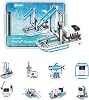 ELECFREAKS Micro:bit Ocean Kit with Nezha Pro Expansion Board 16 makecode Story Learning Projects, microbit Starter Sensors Kit with Rich Electronic Modules Without microbit