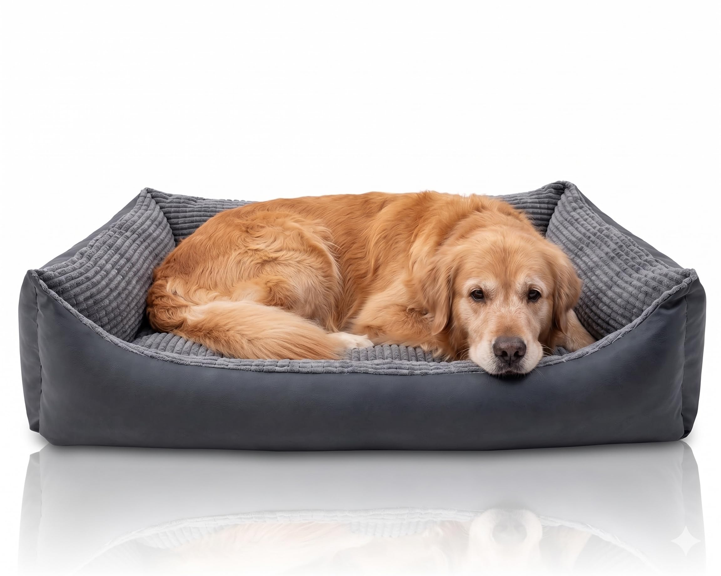 Odolplusz Cuccia XXL per cani 100 x 70 cm – Fodera rimovibile e impermeabile – Comoda cuccia per cani di taglia grande e media – lavabile e robusta