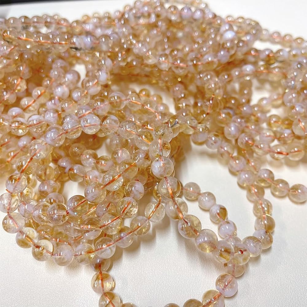 Amazon | [UNI STONE] エンジェルラダーシトリンブレスレット 8-9mm 11