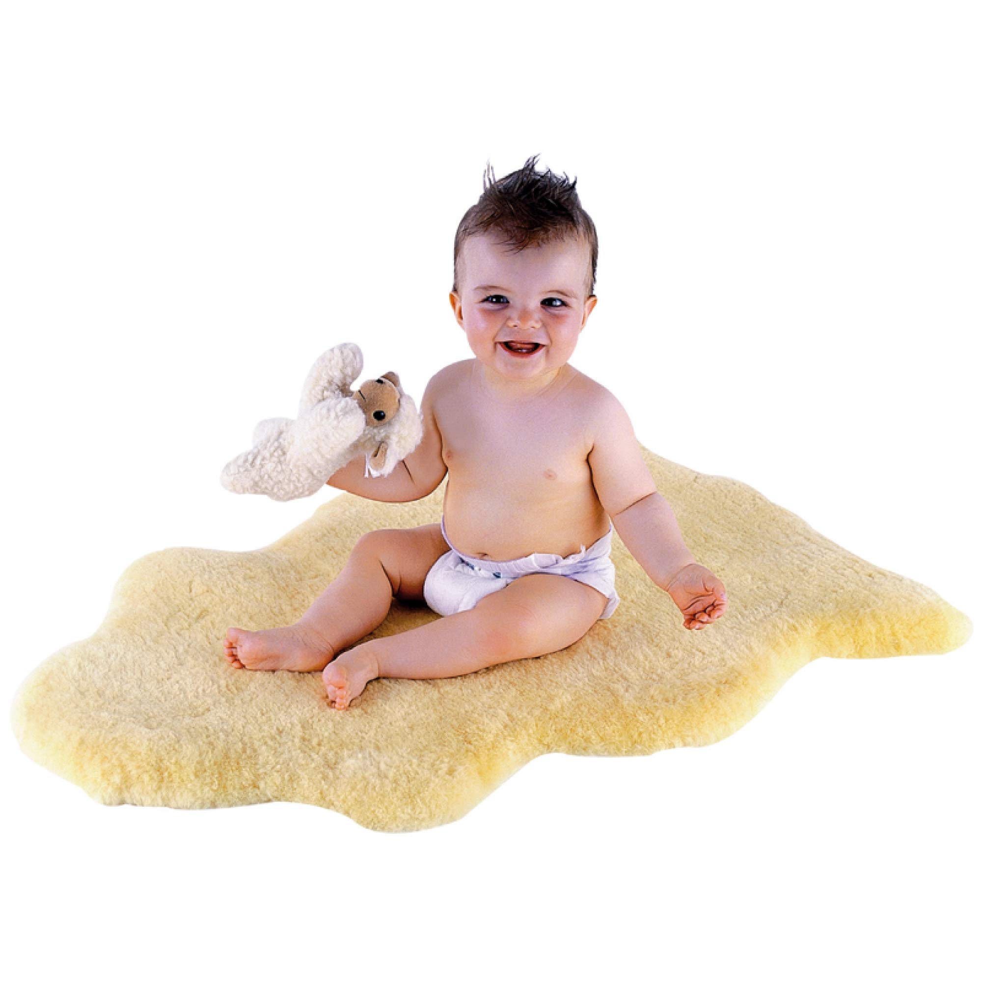 Peau d'agneau naturelle pour bébé relugan 70/80 cm - Kaiser