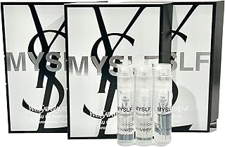 MYSLF YSL Sample Spray Perfume Trial Size Partially Filled Vials 1.2 ml / 0.04 fl oz (set of 3), Black