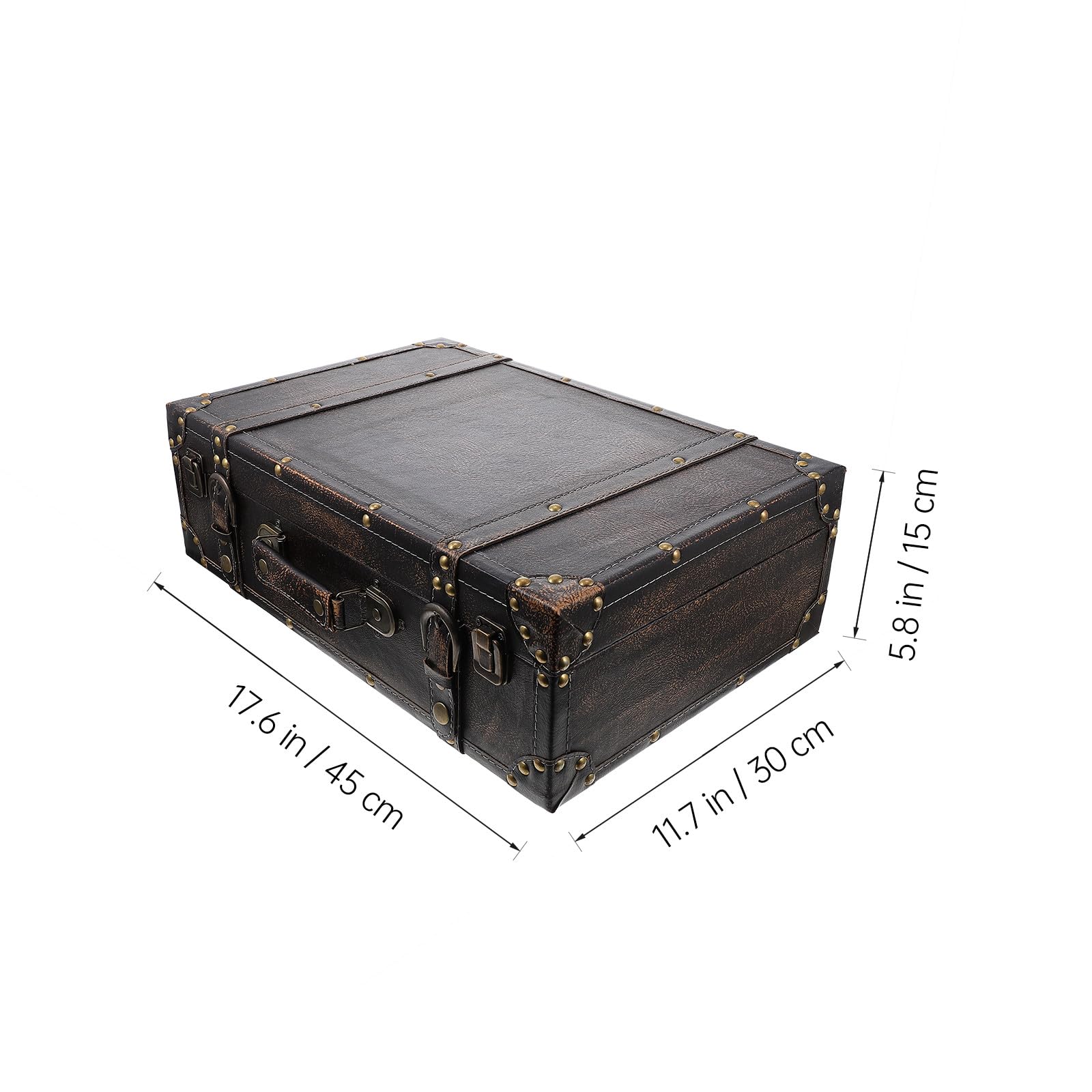 BESTYASH Boîte de Rangement en Bois Chic et Élégante pour Valise de Voyage, Grosse Capacité et Facile à Transporter, Accessoire Pratique pour Organiser Vos Affaires