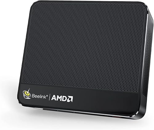 Beelink Mini PC SER5, AMD Ryzen 7 5700U (hasta 4.3 GHz), mini computadora de 16 GB DDR4 RAM 500 GB NVME SSD, Micro PC 4K a 60Hz Triple pantalla HDMI