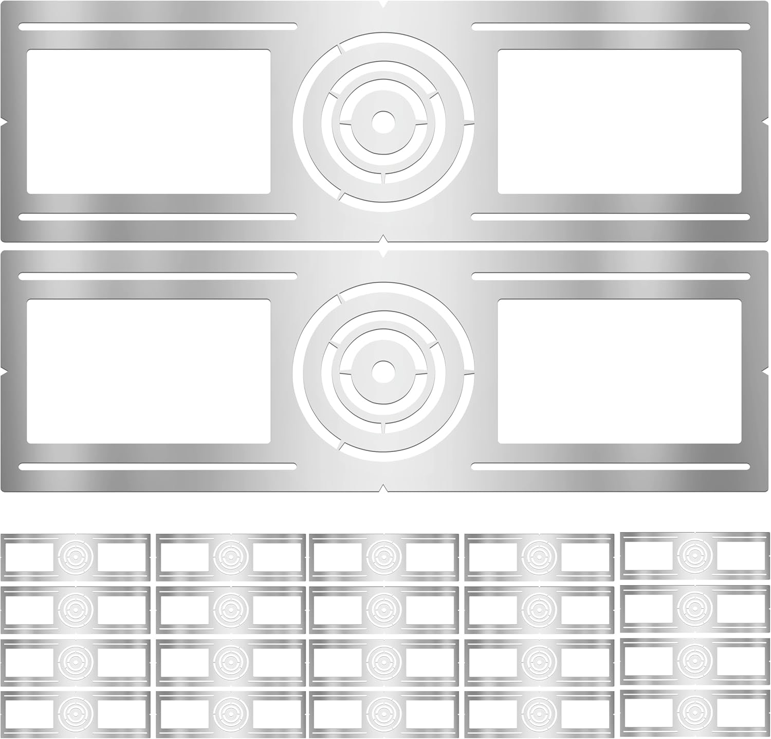 New Construction Mounting Plate, 3-4-6 Inch, LED Recessed Lighting Housing Kits for remodeling, Basement remodeling, Hanging Ceiling and LED Lighting, Shallow Recessed Lighting Housing Plate,20PC