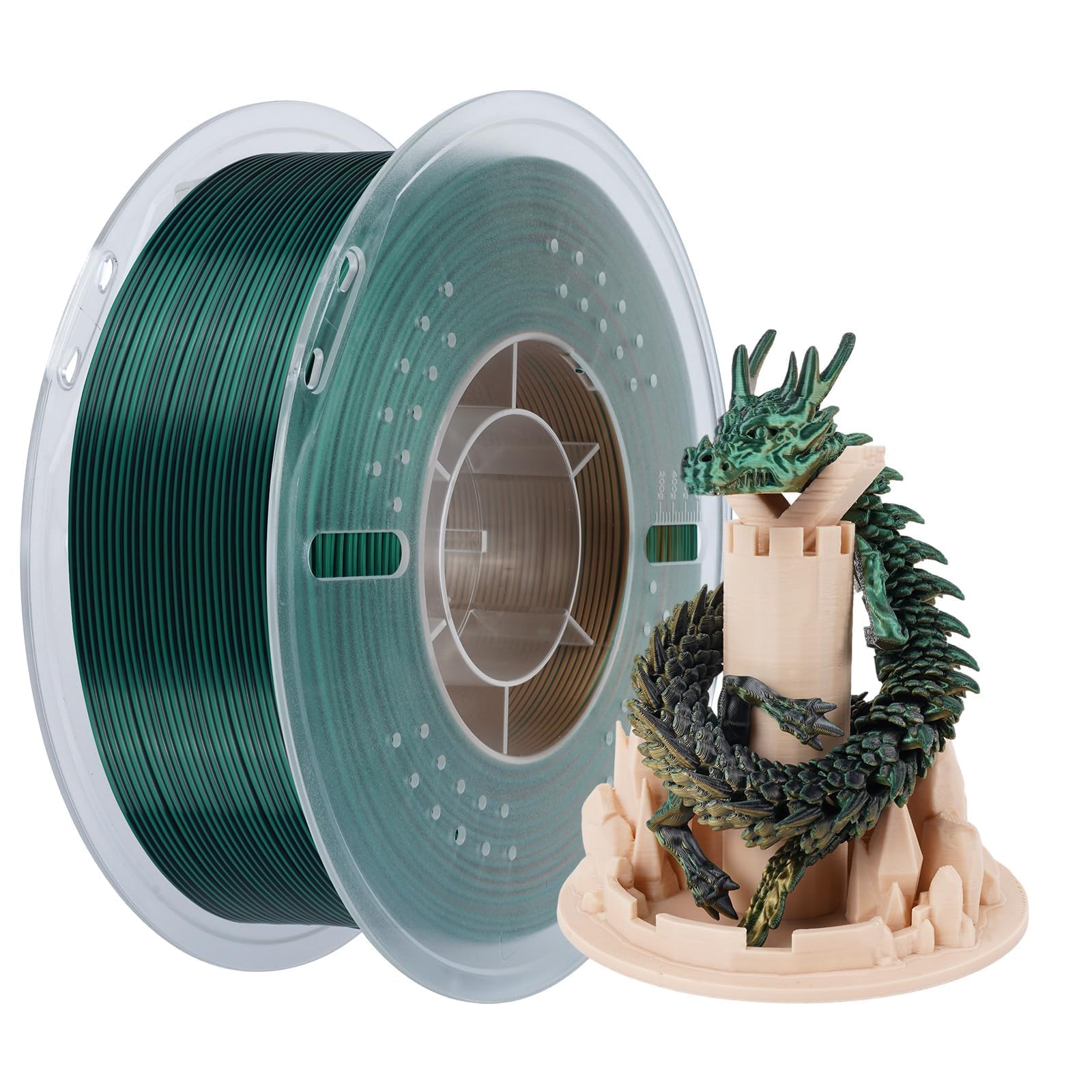 1kg Multicolor Silk PLA Filament Pack