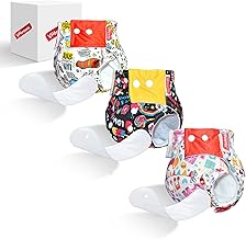 VParents Baby Jumbo Icecream And Rain Print Reusable And Adjustable Cloth Diapers With Ulta Absorbent Insert With 5 Layers- Washable (Pack Of 3)
