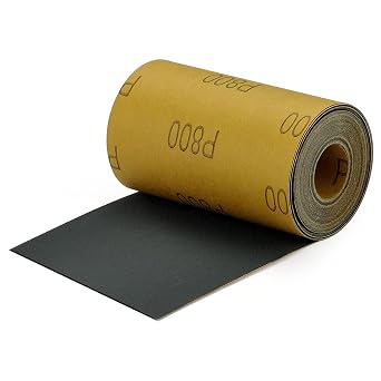 MAXMAN 800 Grit Sandpaper Roll,Silicon Carbide,Longboard Sandpaper for Wood