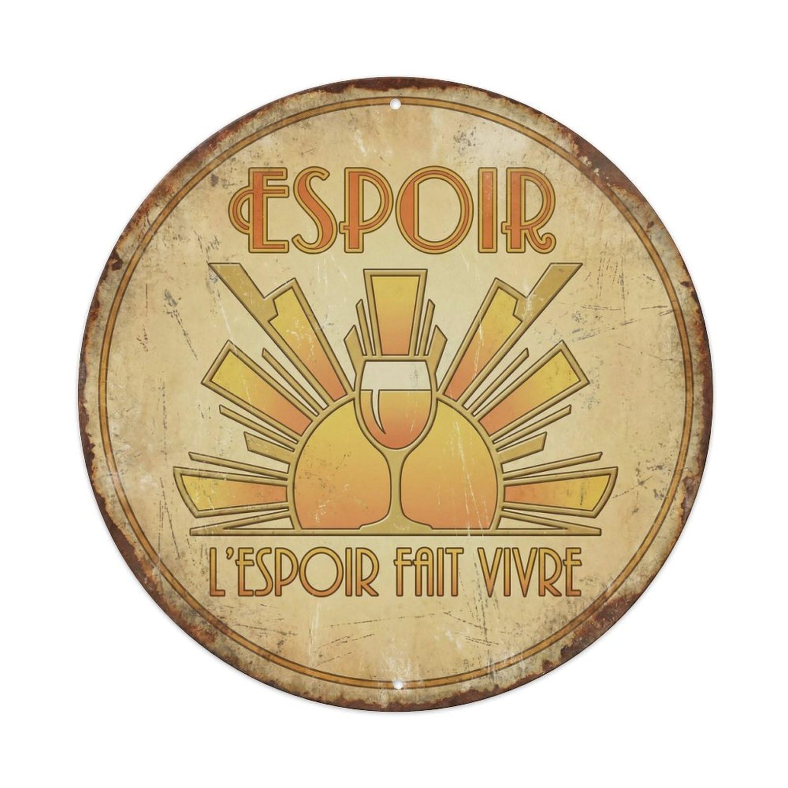 Hope Humorous Tavern Hope Metal Tin Sign