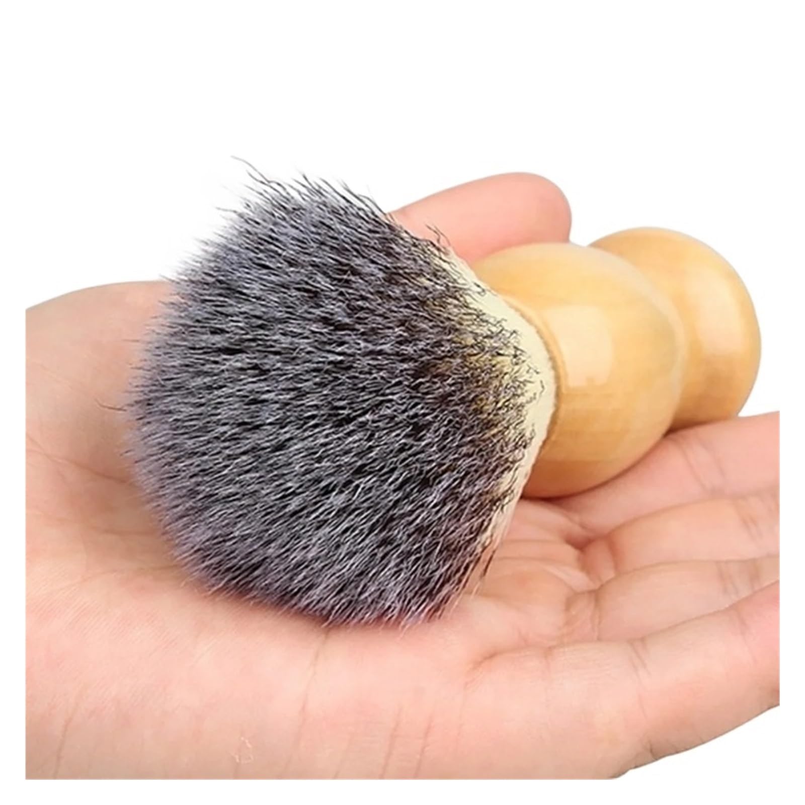Pennello Da Barba, Manico In Legno Di Tasso Naturale