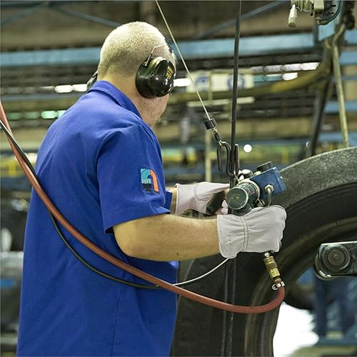 Miniatura 4 de Guantes de jardín de piel de vaca sin forro, guantes de trabajo ligeros para conducirjardínalmacénconstrucción