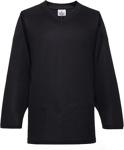 Miniatura 2 de EALER Camiseta de práctica de hockey sobre hielo en blanco de la serie H80 para hombres y niños, adultos y jóvenes