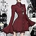 Ouji Fashion Dress Vkei Clothes Visual Kei Jirai Kei Victorian Lolita Steampunk Victorian Vintage Clothes (Plaid,Large)