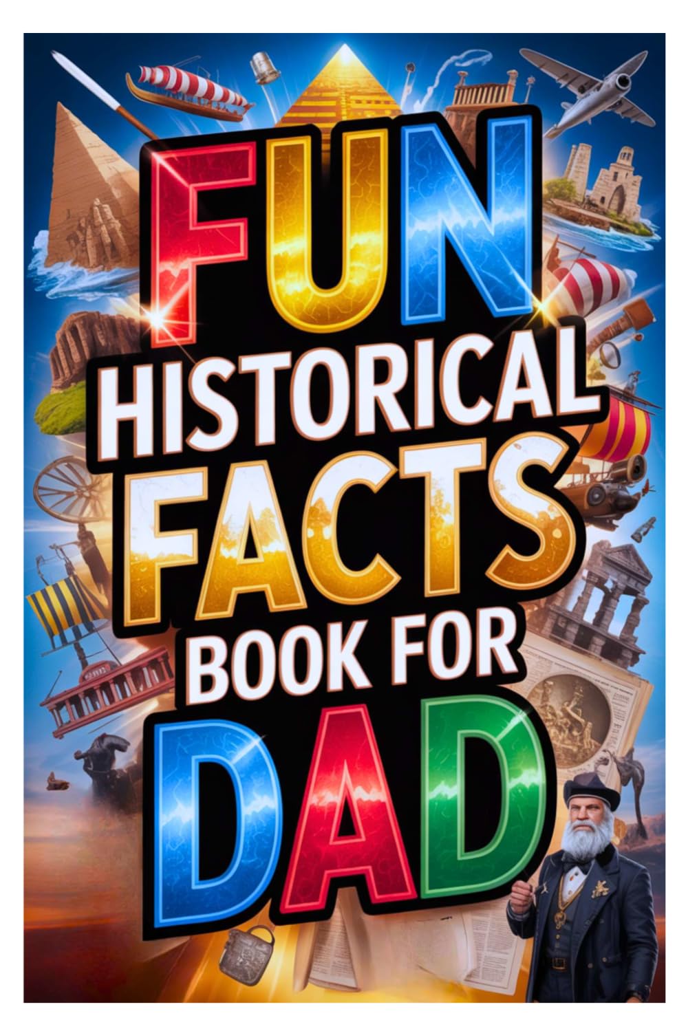 Fun historical Facts Book For Dad: A Funny Father’s Day Trivia Fact Book Packed With Random Historical Facts, Curious Discoveries, Legendary Events, ... — The Perfect Gift Book for Dad Fathers Da